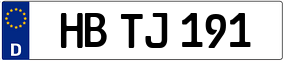 Truck License Plate